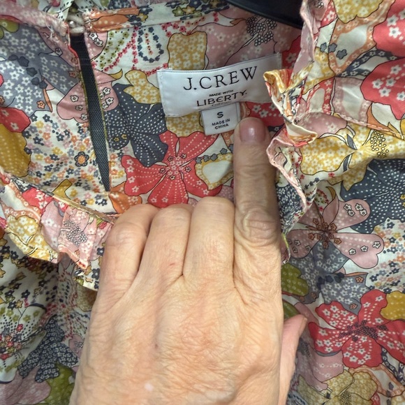 J. Crew Multicolor Floral Blouse - Picture 3 of 3